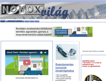 Tablet Screenshot of nonoxvilag.hu